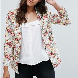 Unique21 Floral Tailored Blazer